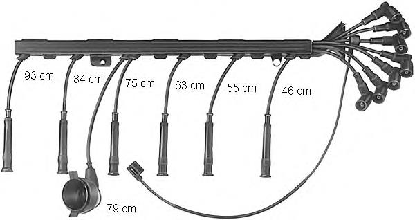 Compre ENT910224 Engitech Fios de alta voltagem, kit