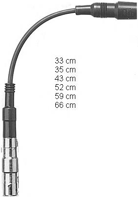 Compre MSQ0086 Magneti Marelli Fios de alta voltagem, kit