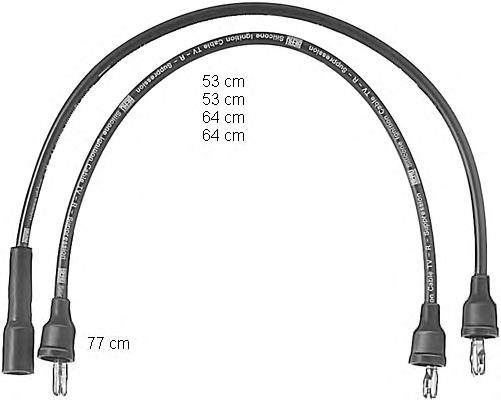 Fios de alta voltagem, kit 2590 NGK