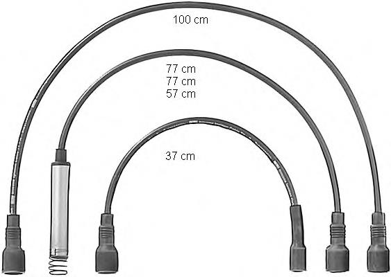 Compre 782 NGK Fios de alta voltagem, kit