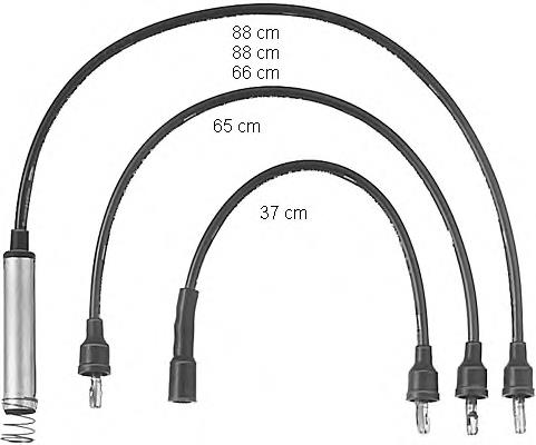 Fios de alta voltagem, kit 83550 FAE