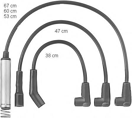 Compre 83560 FAE Fios de alta voltagem, kit