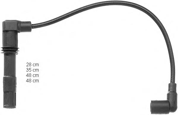 Fios de alta voltagem, kit Maxgear 530065