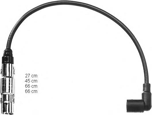 Fios de alta voltagem, kit 06A905409H VAG