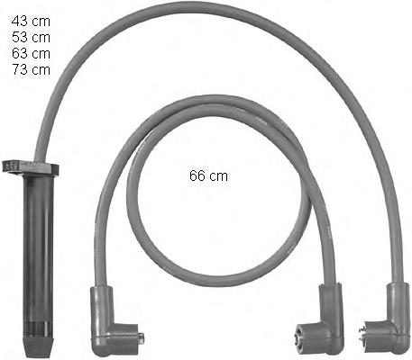 Fios de alta voltagem, kit 85710 FAE