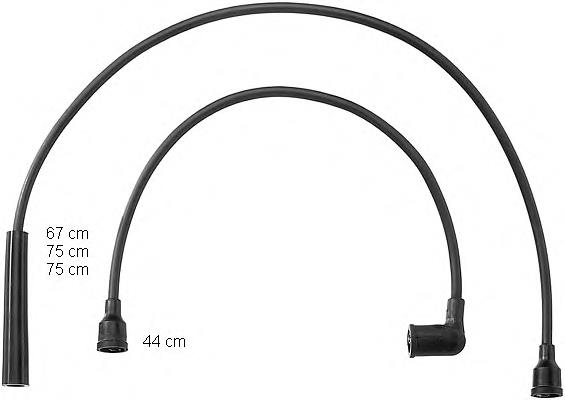 1990187780 Daihatsu Fios de alta voltagem, kit