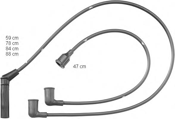 Compre MD139120 Mitsubishi Fios de alta voltagem, kit