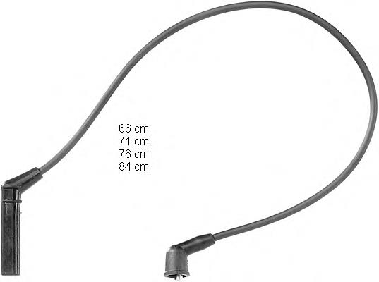 Fios de alta voltagem, kit Mitsubishi MD139120