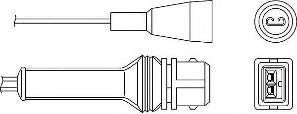 Compre 034906265F VAG Sonda lambda, sensor de oxigênio