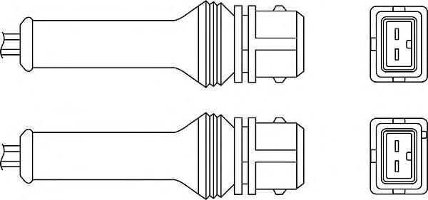 Sonda lambda, sensor de oxigênio até o catalisador Peugeot/Citroen 1628T2 preço, a partir de 54,48 USD