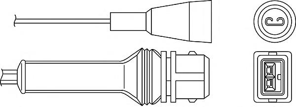 Sonda lambda, sensor de oxigênio 1378123 Volvo