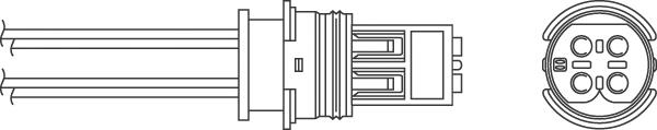 Sonda lambda, sensor esquerdo de oxigênio até o catalisador Mercedes A0005409017 preço, a partir de 63,10 USD