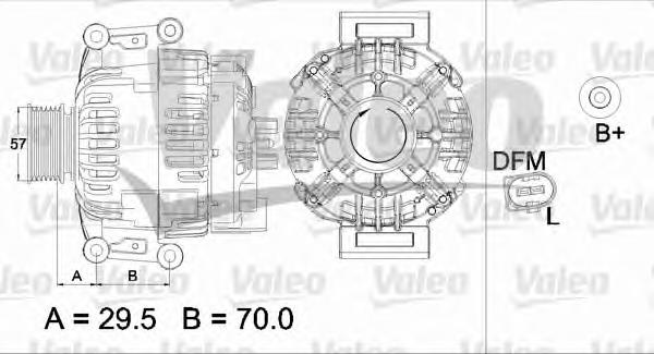 Gerador VAG 06D903016X