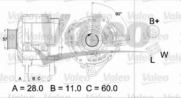 Gerador VAG 0123320034