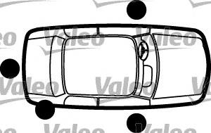 Cilindros de fecho, kit para Renault 19 I B53, C53