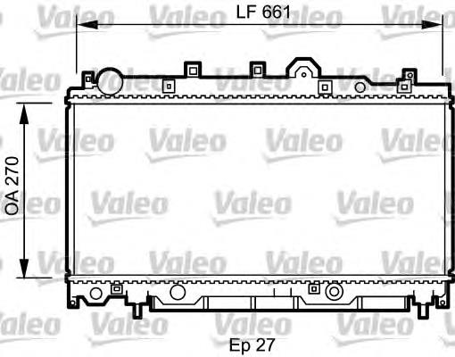 Radiador de esfriamento de motor Nissens 68805 preço, a partir de 124,29 USD