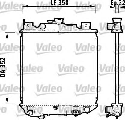 64157 Nissens Radiador de esfriamento de motor