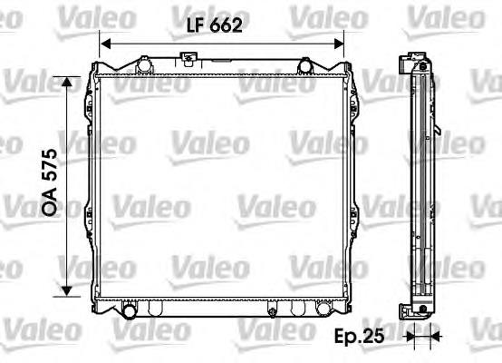 Compre 1640075161 Toyota Radiador de esfriamento de motor