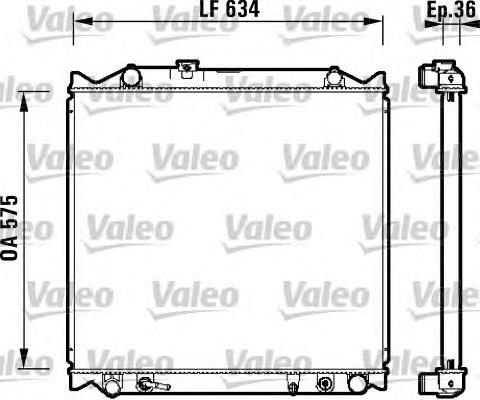 Compre 1640067141 Toyota Radiador de esfriamento de motor