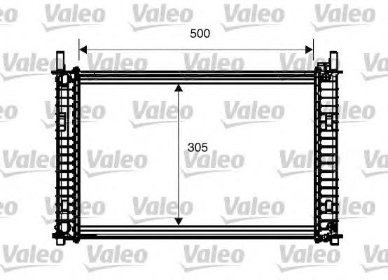 Radiador de esfriamento de motor Ford 4S6H8005CA