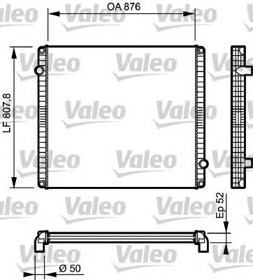 509921 NRF Radiador de esfriamento de motor