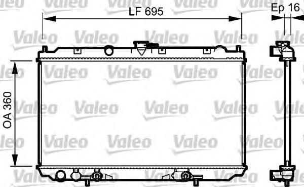 Radiador de esfriamento de motor Nissan/Infiniti 21410BM40A preço, a partir de 126,66 USD