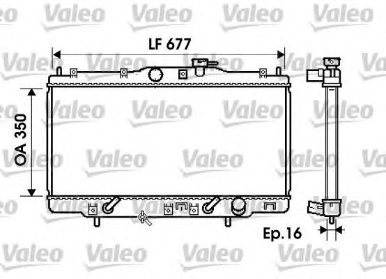 Radiador de esfriamento de motor 19010PDAE01 Honda