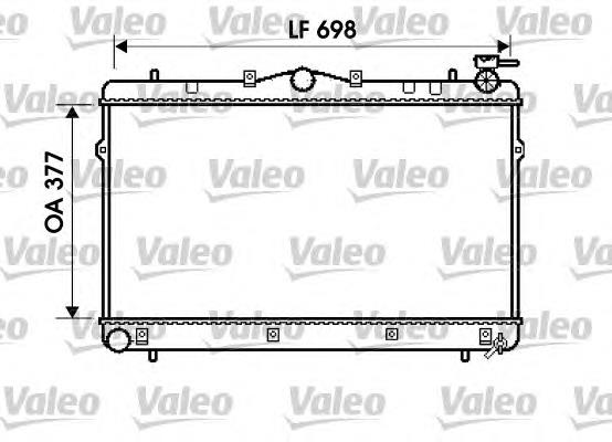 Radiador de esfriamento de motor Hyundai/Kia 2531029010