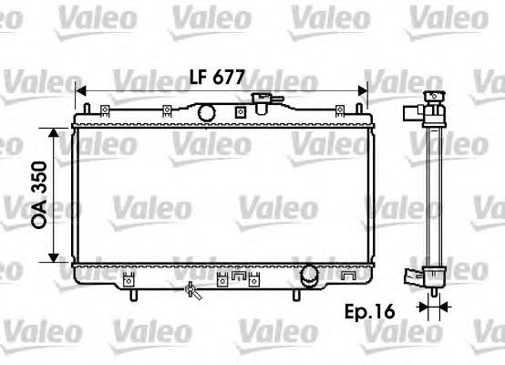 Radiador de esfriamento de motor 19010PDEE01 Honda