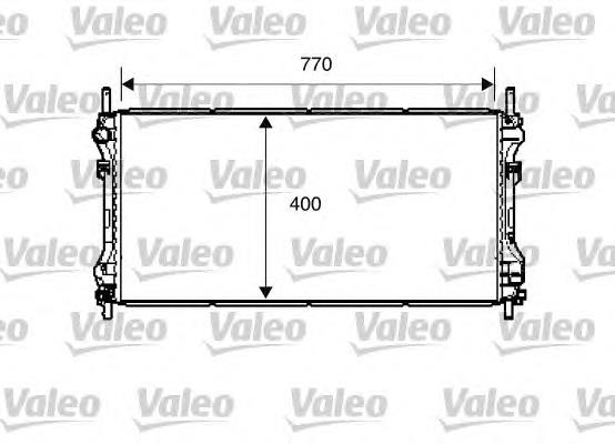 Radiador de esfriamento de motor 1671800 Ford