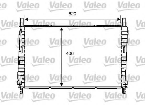 Radiador de esfriamento de motor Ford 1671775
