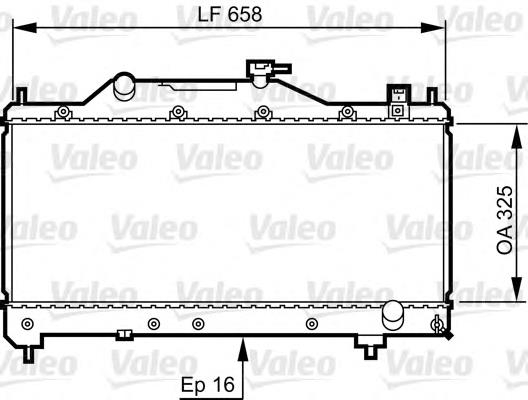Radiador de esfriamento de motor Toyota 164000D080 preço, a partir de 105,19 USD