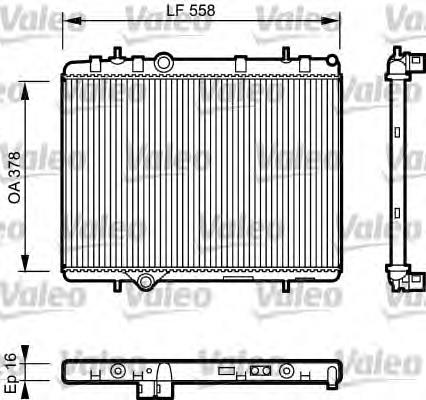Radiador de esfriamento de motor Peugeot/Citroen 00001330V3 preço, a partir de 42,64 USD