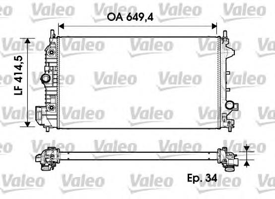 551808A6 Polcar Radiador de esfriamento de motor