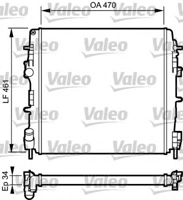 Radiador de esfriamento de motor Renault (RVI) 7711135540 preço, a partir de 90,20 USD