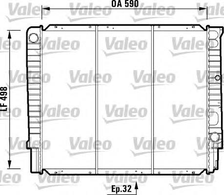 9032081 Polcar Radiador de esfriamento de motor