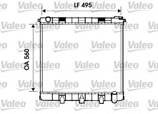 Radiador de esfriamento de motor PCC106940 Land Rover
