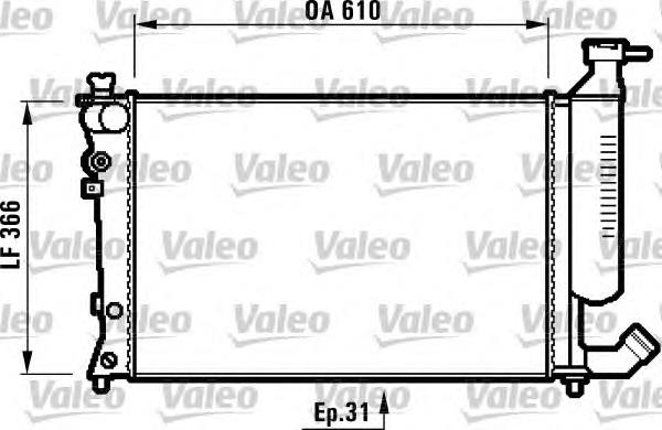 Compre 8MK376717501 HELLA Radiador de esfriamento de motor