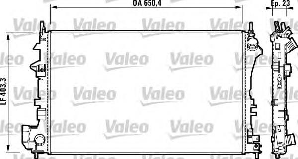 Compre 1300244 Opel Radiador de esfriamento de motor