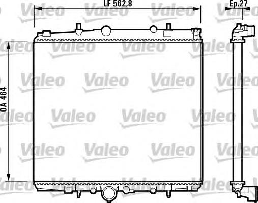 Radiador de esfriamento de motor Peugeot/Citroen 96417283 preço, a partir de 54,48 USD