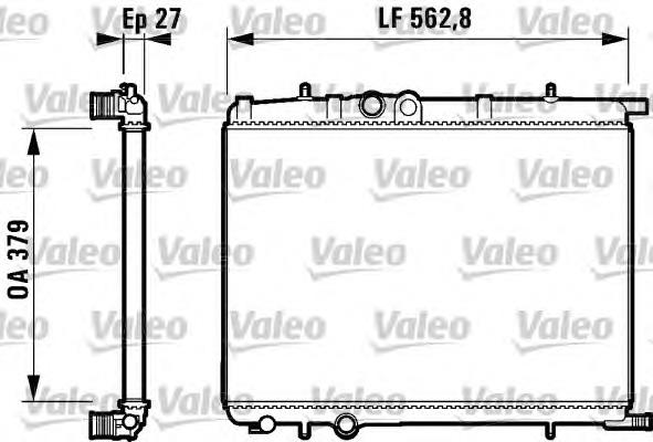 Radiador de esfriamento de motor Peugeot/Citroen 1610008180 preço, a partir de 47,67 USD