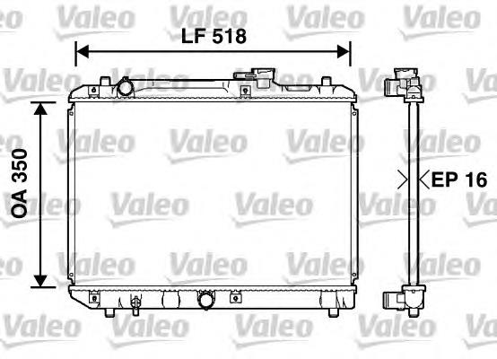 Radiador de esfriamento de motor Suzuki 1770060G01000