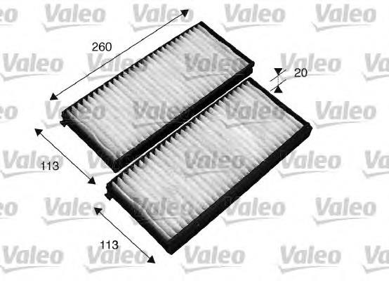 Filtro de salão 0K2FA6152XBR Hyundai/Kia