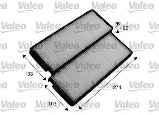 Filtro de salão 715536 VALEO