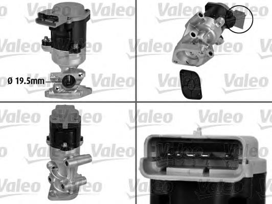 Válvula EGR de recirculação dos gases NRF 48017