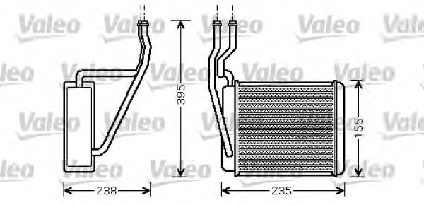 Radiador de forno (de aquecedor) Mazda DD1061A10