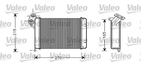 Radiador de forno (de aquecedor) 64118391363 BMW