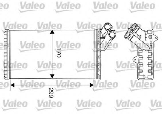 9566944680 Peugeot/Citroen Radiador de forno (de aquecedor)