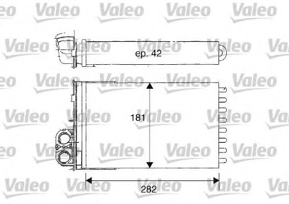 Radiador de forno (de aquecedor) 6448G9 Peugeot/Citroen