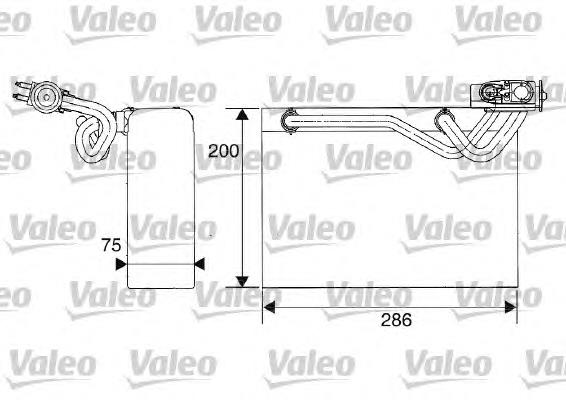 817339 VALEO Vaporizador de aparelho de ar condicionado